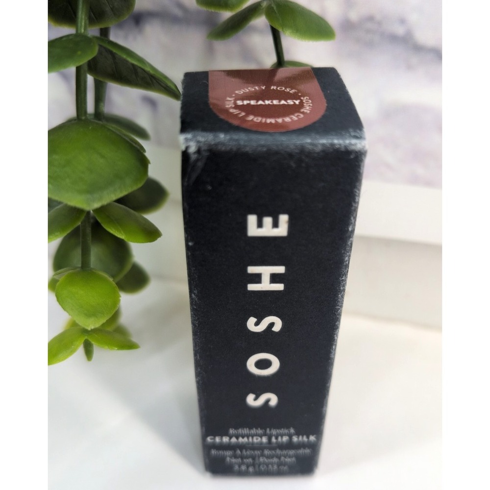 NIB SPEAKEASY!😍Soshe Ceramide Refillable Lip Silk SHEER HYDRATING LIPSTICK